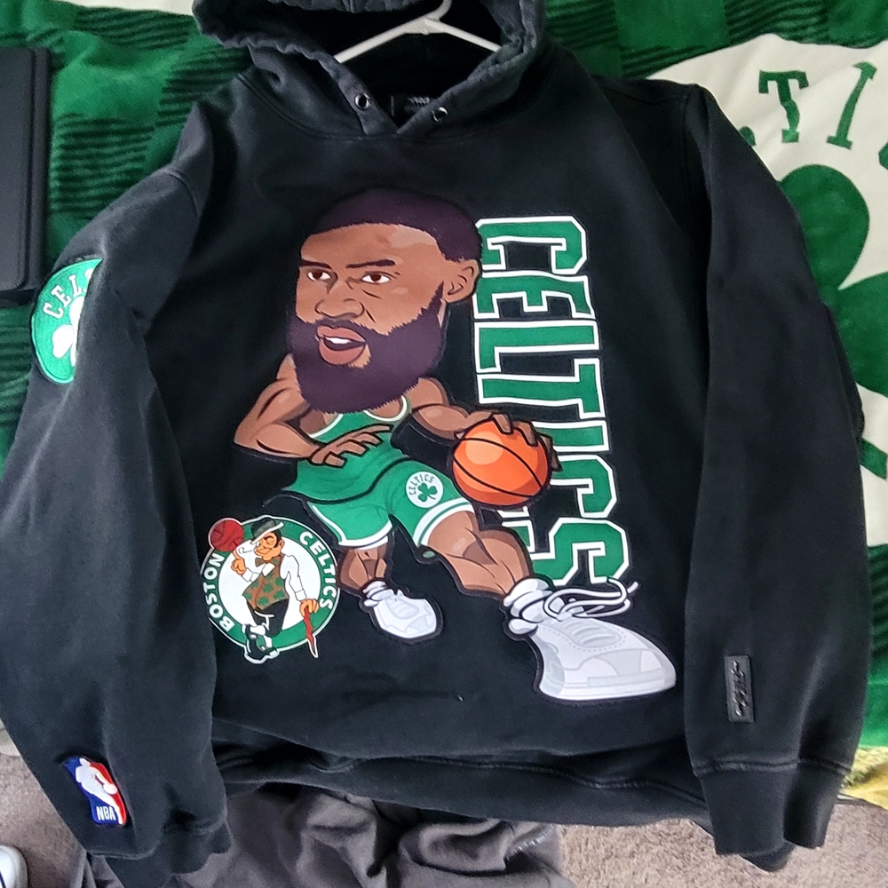 JAYLEN BROWN NBA•OFFICIAL•PATCH•HOODY•XL